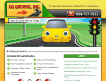 Tablet Screenshot of godrivinginc.com